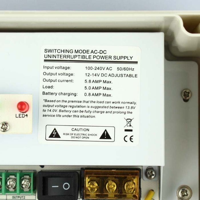 Блок живлення для систем відеоспостереження Full Energy BBGP-125W зображення 6
