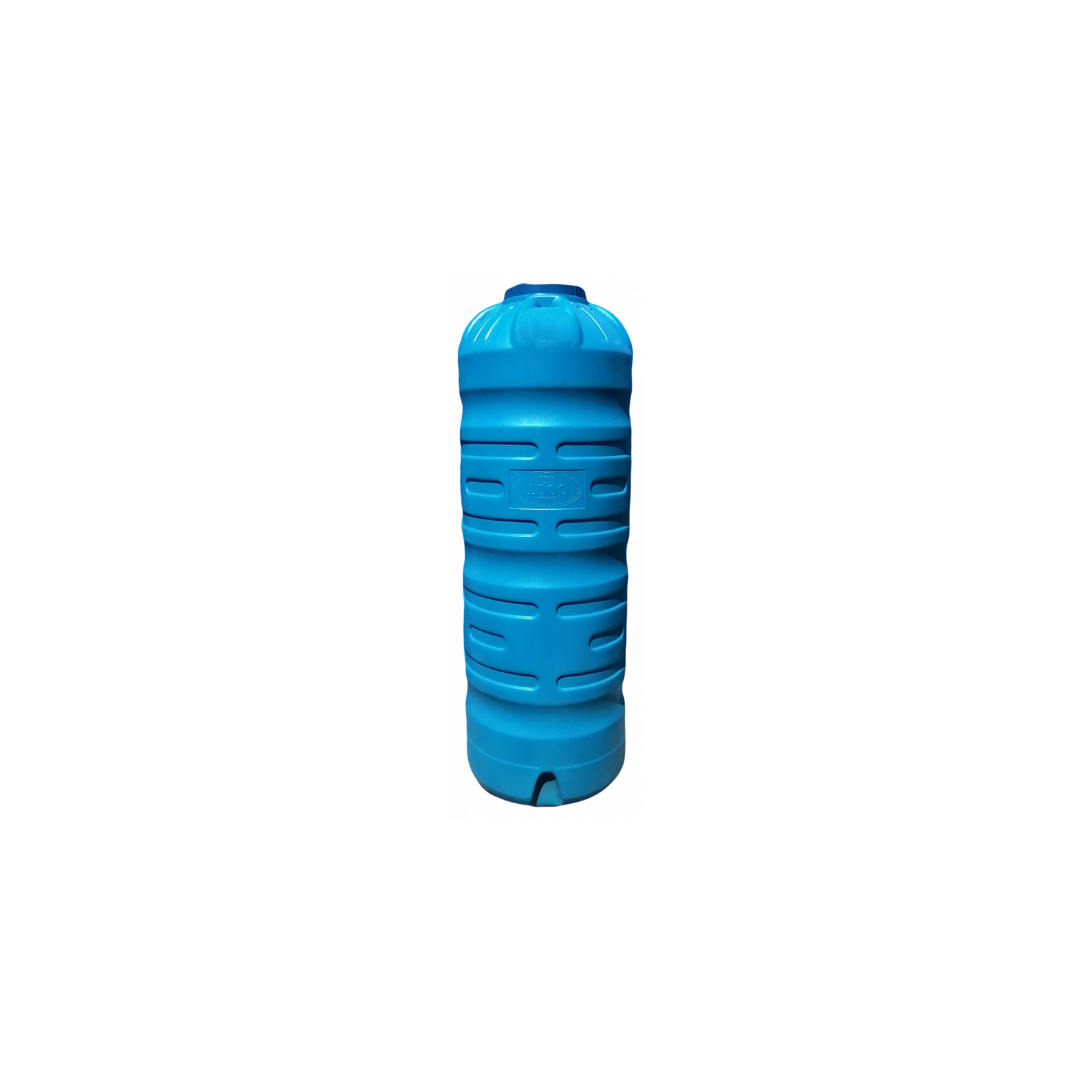 Емкость для воды Пласт Бак вертикальная пищевая 1000 л узкая синяя выдувная (5938)