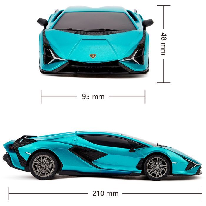 Радиоуправляемая игрушка KS Drive Lamborghini Sian 1:24, 2.4Ghz синий (124GLSB) изображение 6