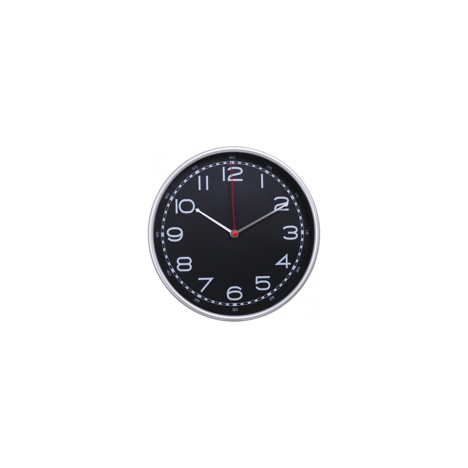 Настенные часы Optima Speed пластиковый, черный (O52111)