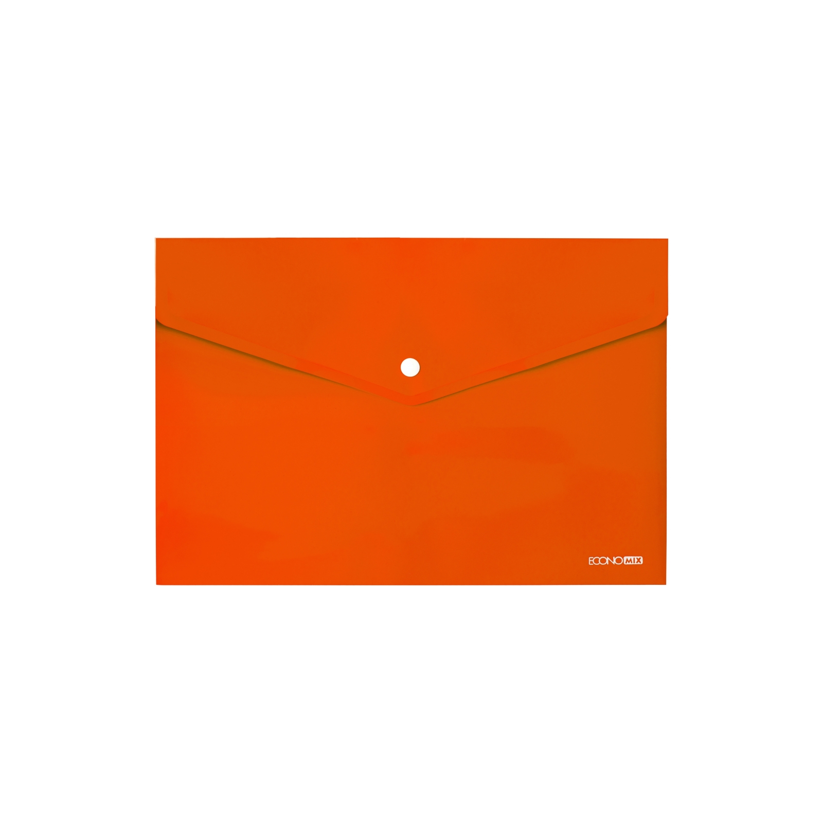 Папка - конверт Economix А4 180 мкм, непрозрачная оранжевая (E31301-06)