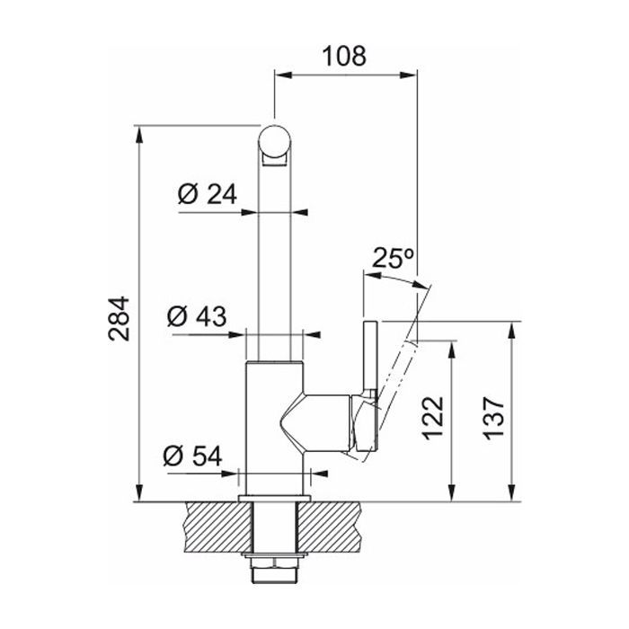 Смеситель Franke Lina L Shape (115.0693.230) изображение 3