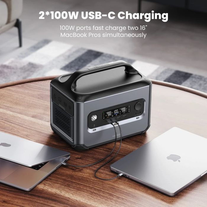 Зарядна станція Ugreen PowerRoam 600 (GS600) зображення 7