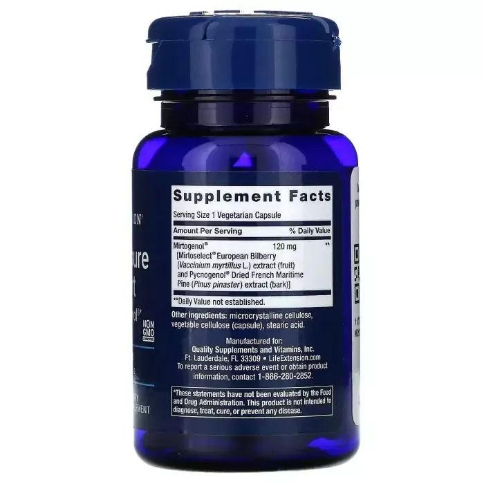 Вітамінно-мінеральний комплекс Life Extension Підтримка внутрішньоочного тиску з миртогенолом, Eye Pr (LEX-15143) зображення 2