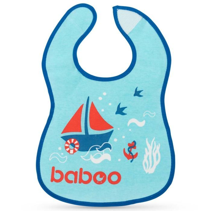 Слинявчик Baboo бавовняний Marine, 3+ місяців (синій) (11-011)