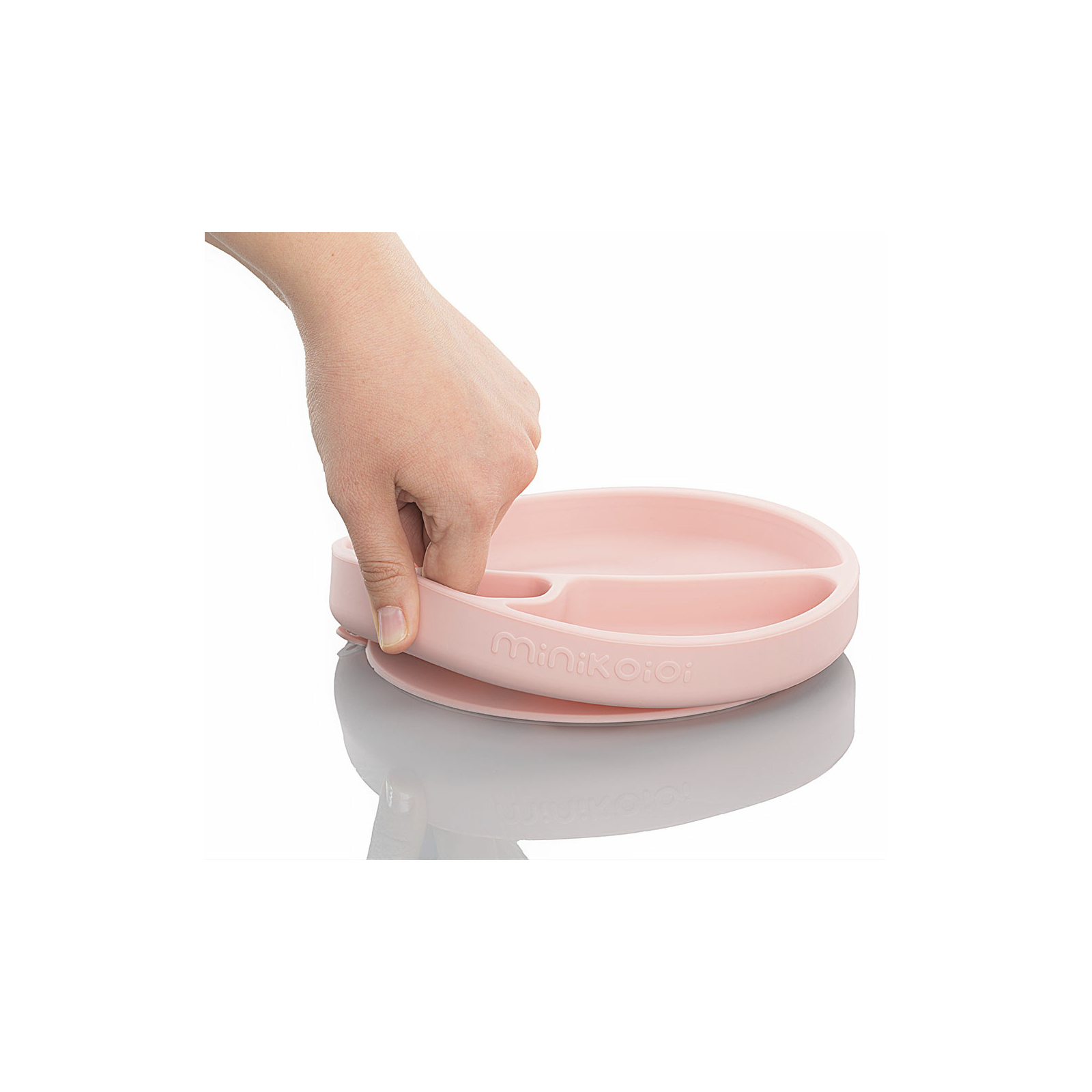 Тарілка дитяча MinikOiOi Portions - Pinky Pink (101050002) зображення 2