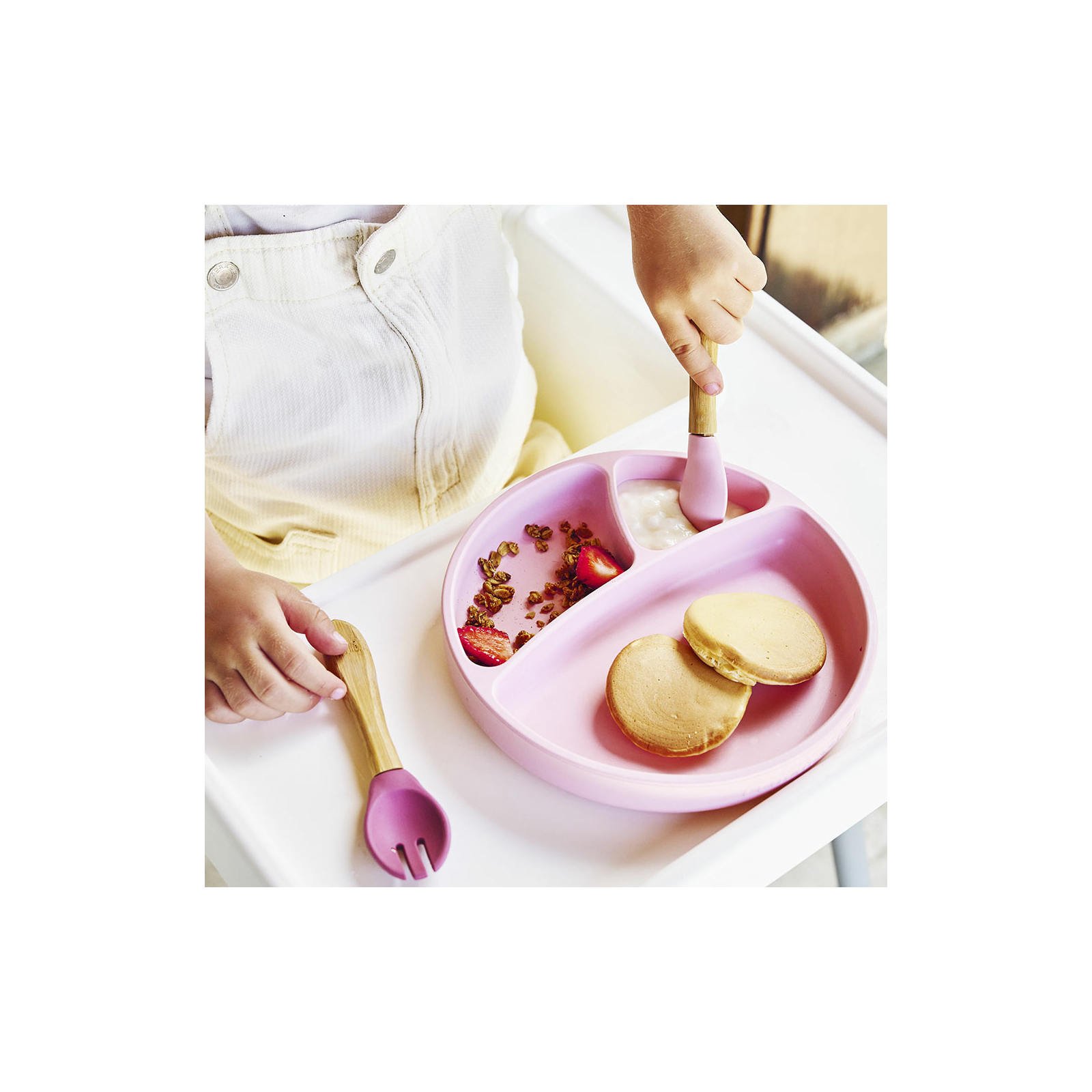 Тарелка детская MinikOiOi Portions - Powder Grey (101050004) изображение 6