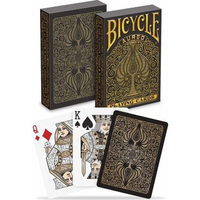 Гральні карти Bicycle Aureo (black) (09409b) зображення 2