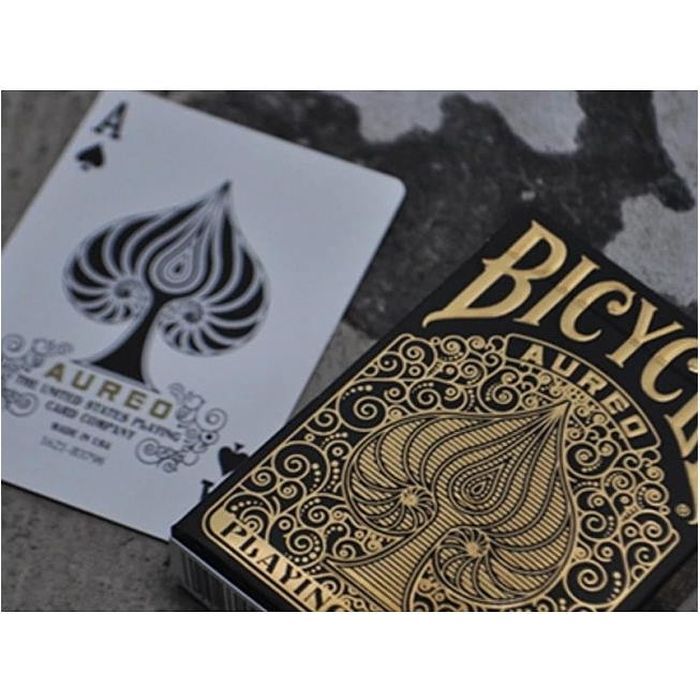 Гральні карти Bicycle Aureo (black) (09409b) зображення 5