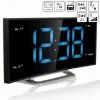 Настільний годинник Technoline WT460 Blue LED з радіо Black/Silver (DAS301824) зображення 9