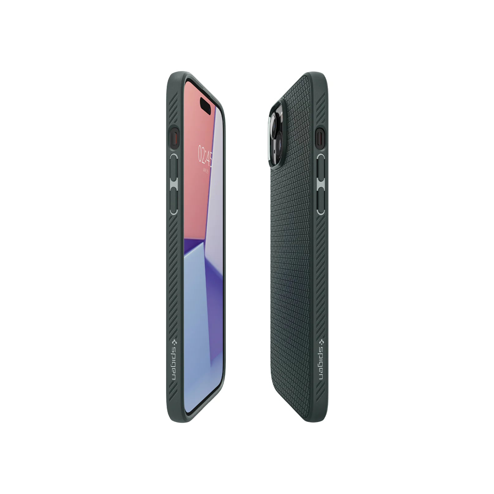 Чохол до мобільного телефона Spigen Apple iPhone 15 Plus Liquid Air Abyss Green (ACS06652) зображення 13