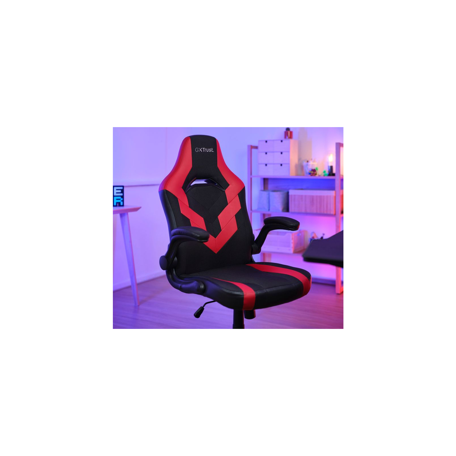 Крісло ігрове Trust GXT703R Riye Black/Red (24986) зображення 6