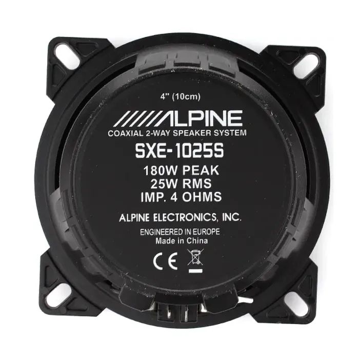 Коаксіальна акустика Alpine SXE-1025S зображення 4