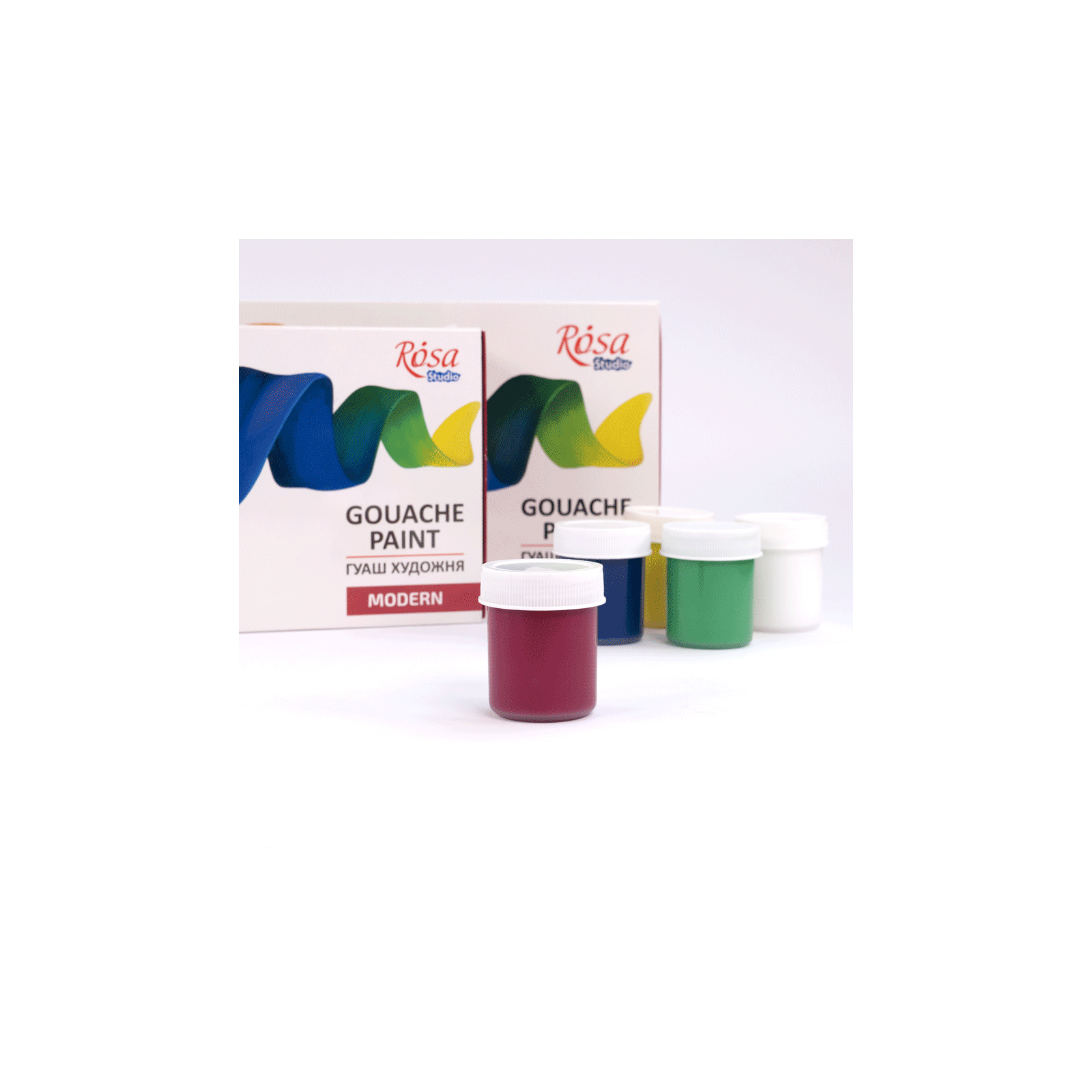 Гуашеві фарби Rosa Studio Modern 12 кольорів 40 мл (4823098521198) зображення 5