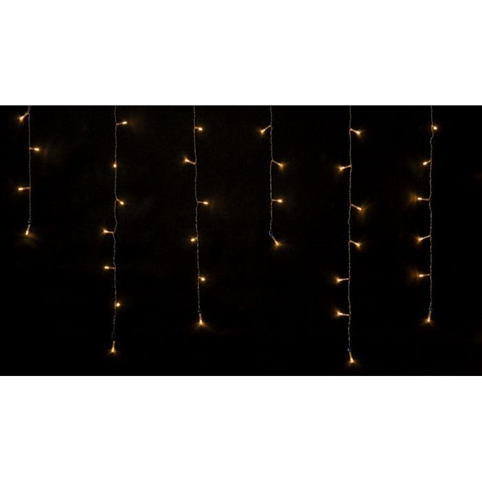 Гирлянда Delux ICICLE С 100 LED 3.2х0.7 м Теплый белый/прозрачный IP20 (90015255) изображение 2