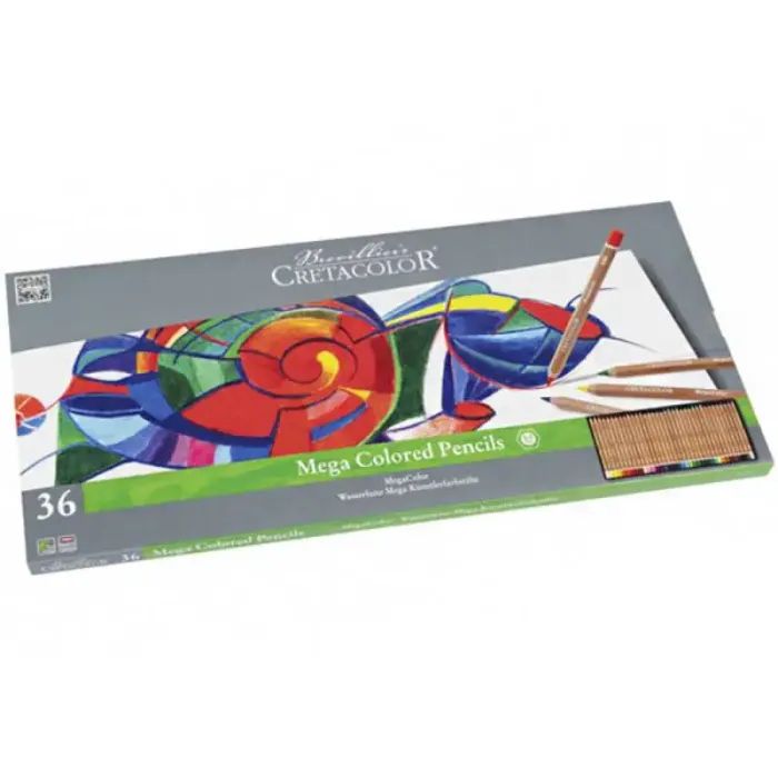 Карандаши цветные Cretacolor Megacolor 36 цветов (9014400290894) изображение 3