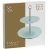 Фруктовниця Viva Silver Base Двоярусна 25 / 20 см (S3020SS/M2-Silver) зображення 2