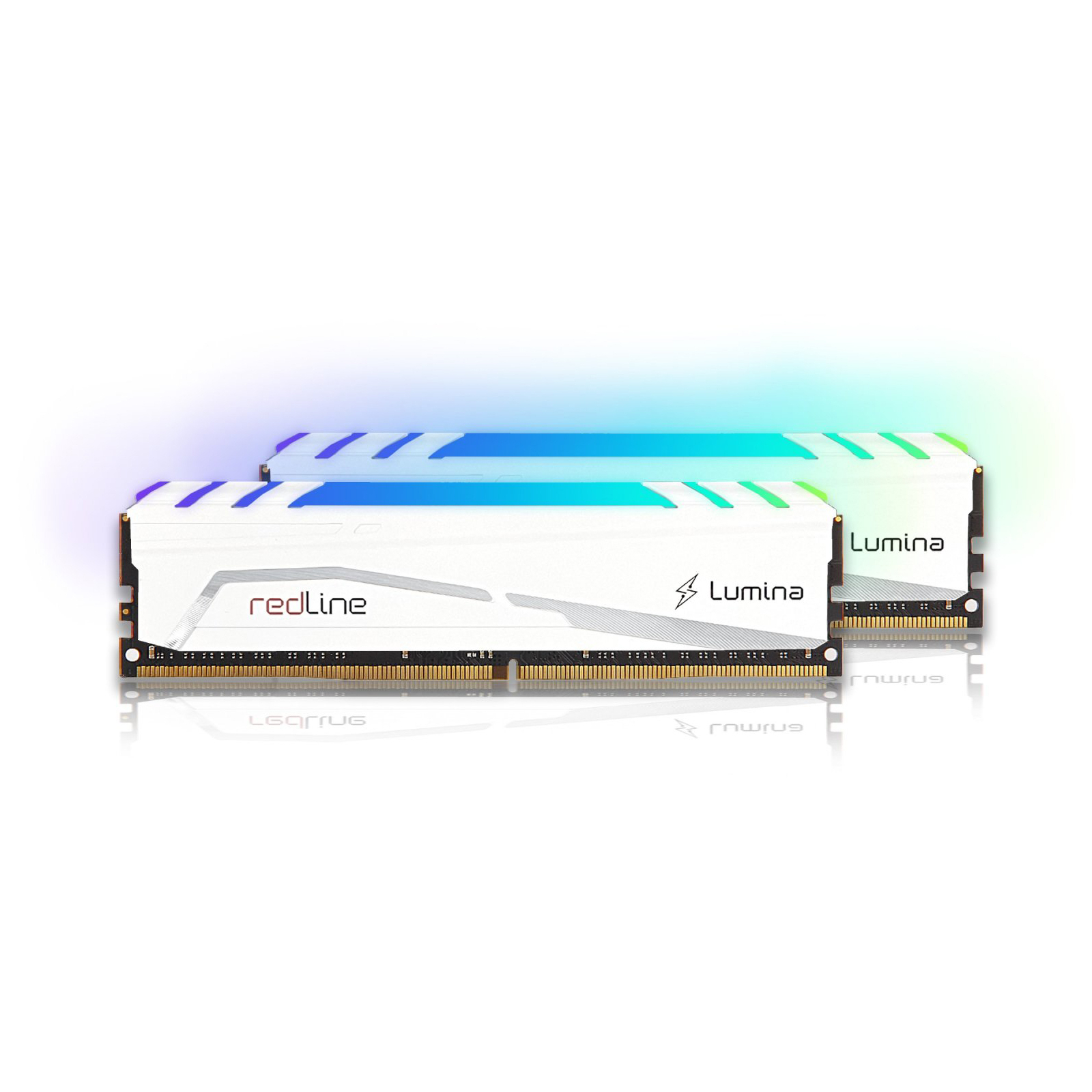 Модуль памяти для компьютера DDR5 32GB (2x16GB) 6400 MHz Redline RGB White Mushkin (MLB5C640A77P16GX2) изображение 2