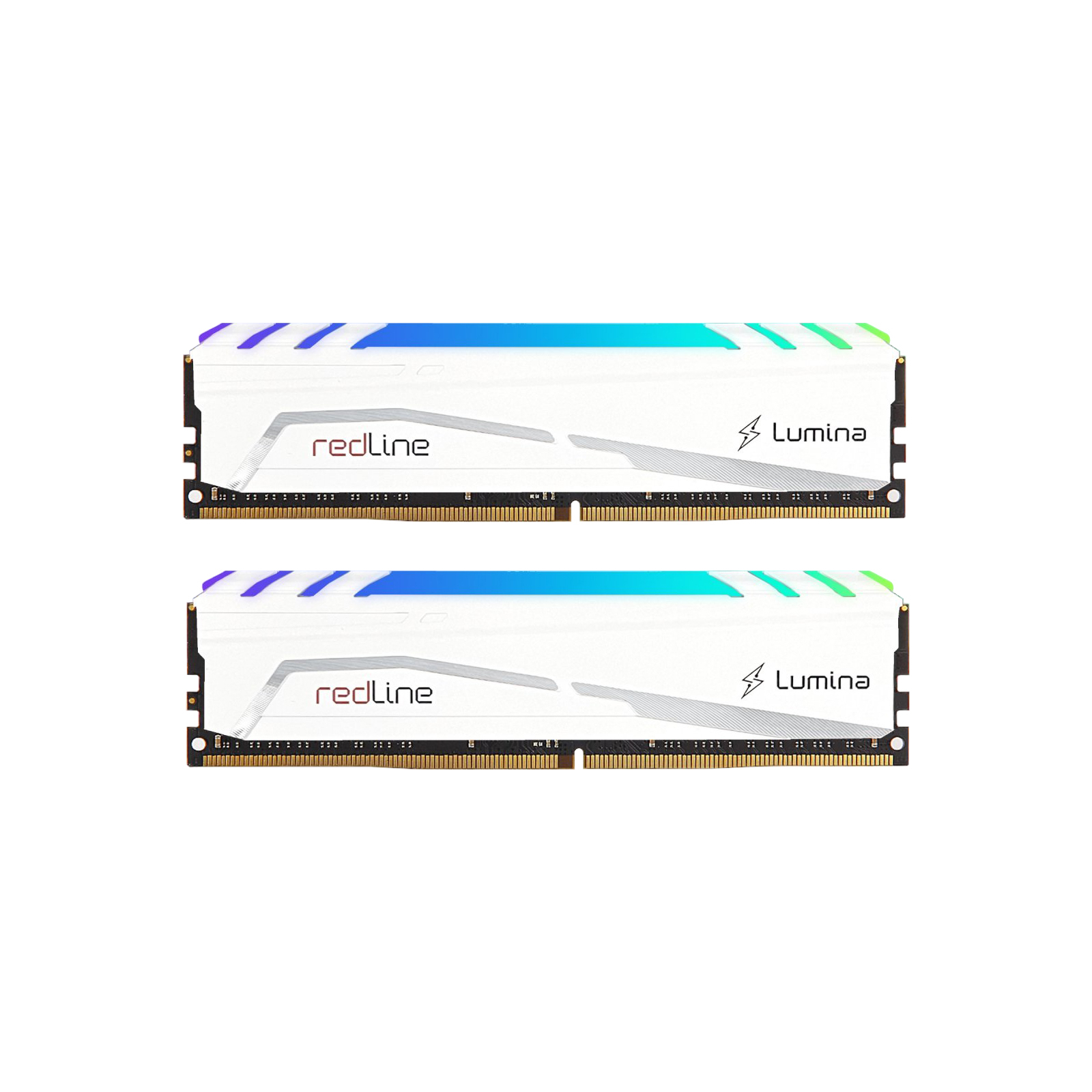 Модуль памяти для компьютера DDR5 32GB (2x16GB) 6400 MHz Redline RGB White Mushkin (MLB5C640A77P16GX2)