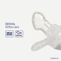 Пустушка Difrax Dental Newborn, 0+ міс (796 Popcorn) зображення 3