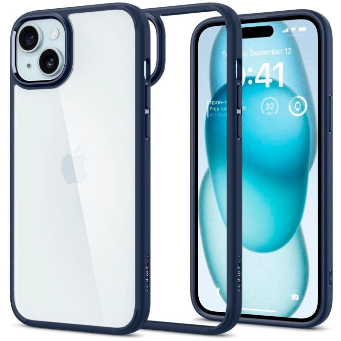 Чохол до мобільного телефона Spigen Apple iPhone 15 Ultra Hybrid Navy Blue (ACS06801) зображення 2