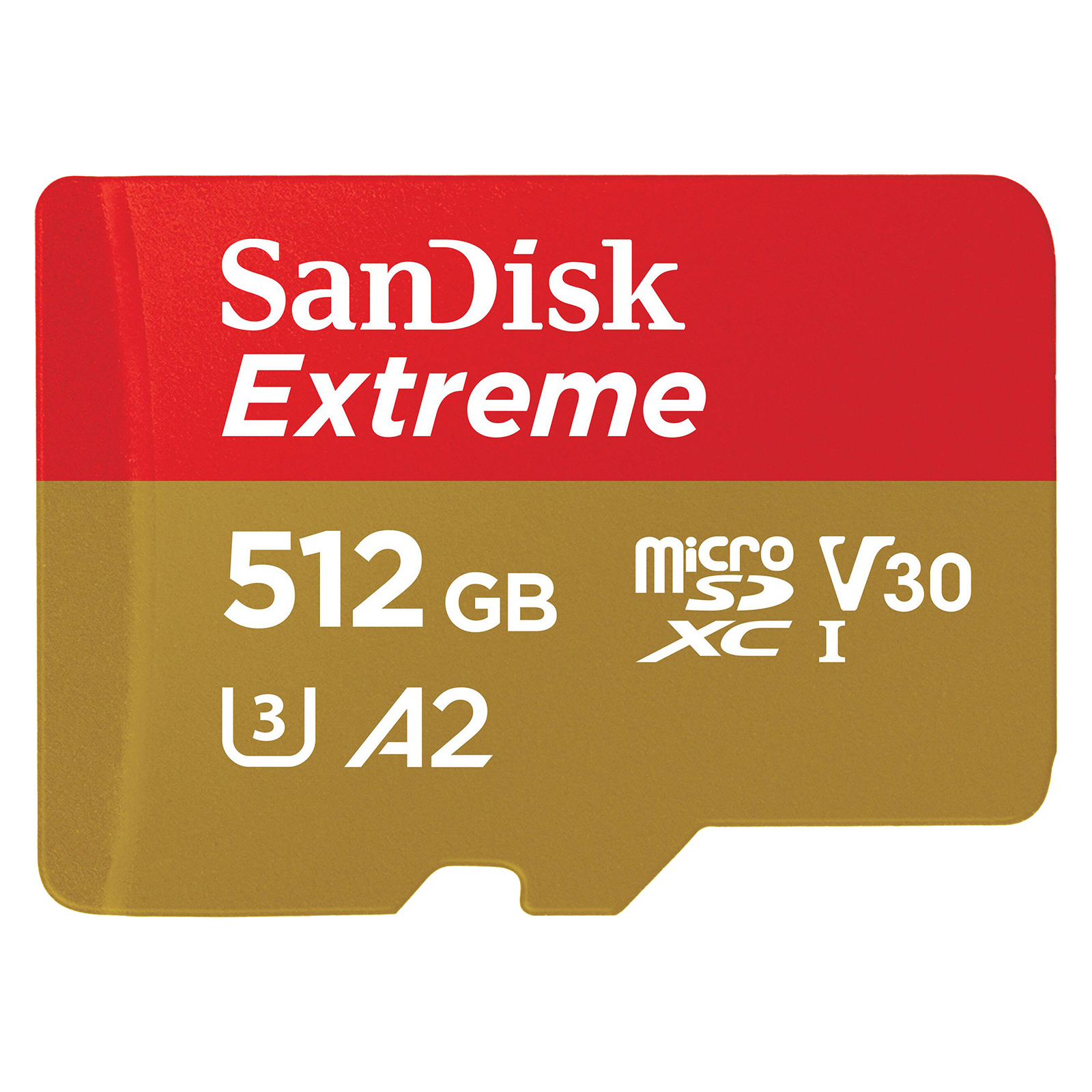 Карта памяти SanDisk 512GB microSD class 10 UHS-I U3 V30 Extreme (SDSQXAV-512G-GN6MA) изображение 2