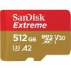 Карта памяти SanDisk 512GB microSD class 10 UHS-I U3 V30 Extreme (SDSQXAV-512G-GN6MA) изображение 2