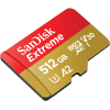 Карта памяти SanDisk 512GB microSD class 10 UHS-I U3 V30 Extreme (SDSQXAV-512G-GN6MA) изображение 3