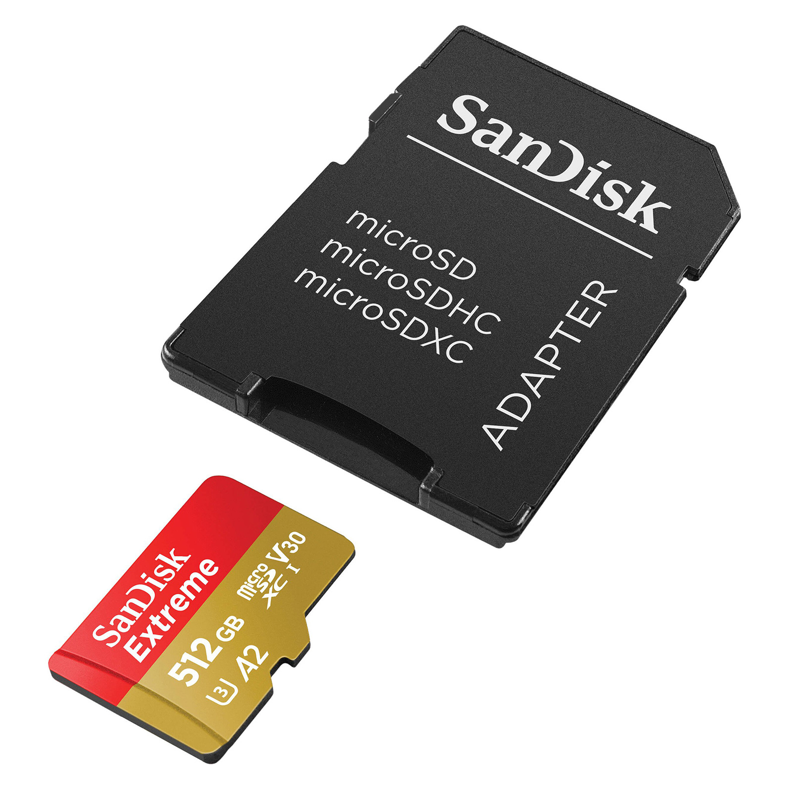 Карта памяти SanDisk 512GB microSD class 10 UHS-I U3 V30 Extreme (SDSQXAV-512G-GN6MA) изображение 4