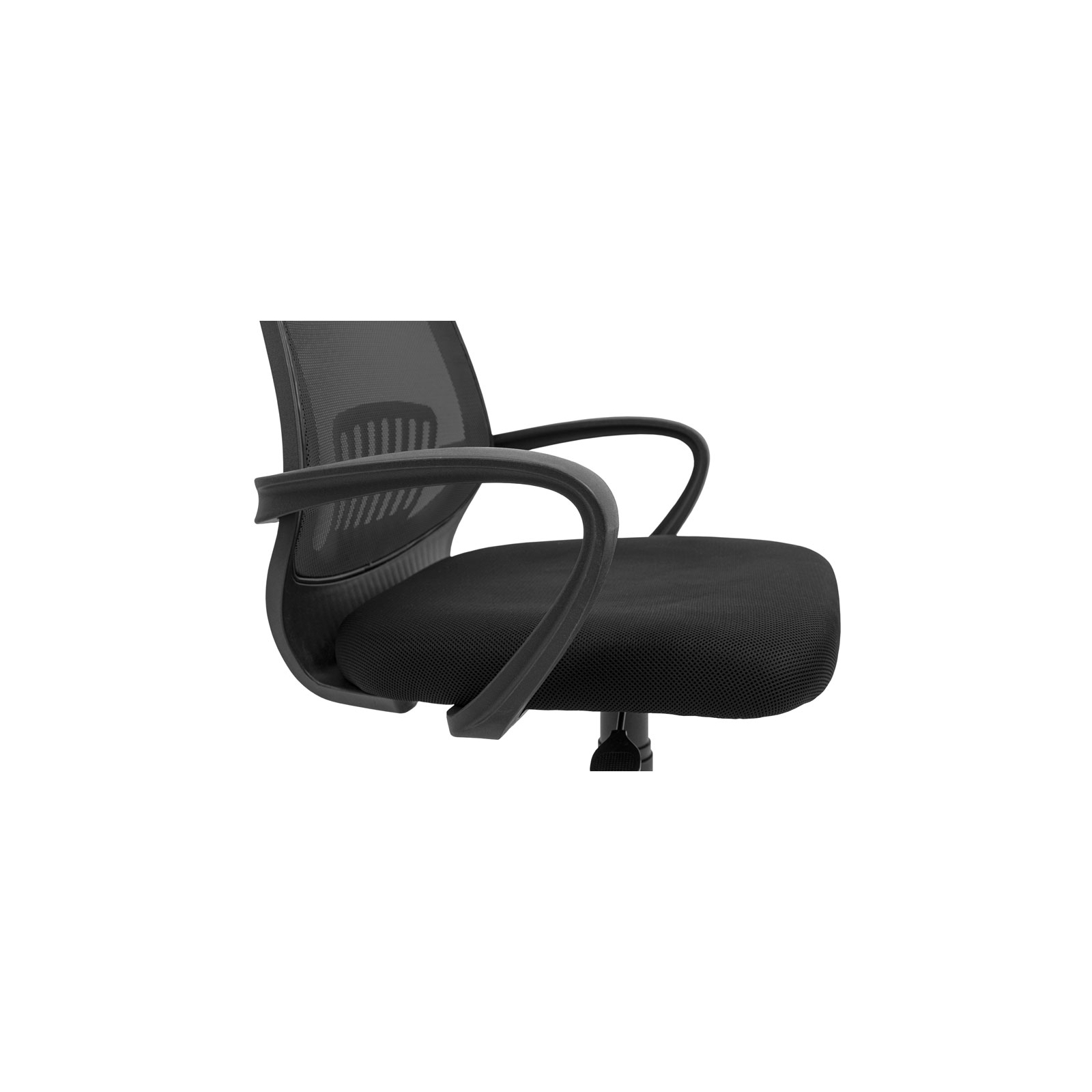 Офісне крісло Richman Стар Хром Піастра Сітка чорна + синя (ADD0003154) зображення 5