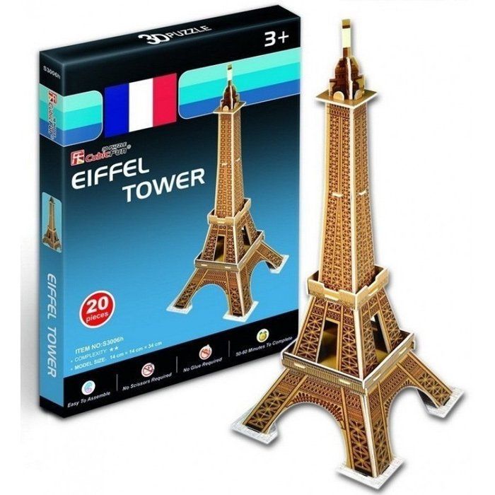 Пазл Cubic Fun 3D Эйфелева башня мини (S3006h)