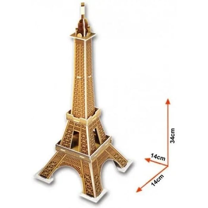 Пазл Cubic Fun 3D Эйфелева башня мини (S3006h) изображение 2