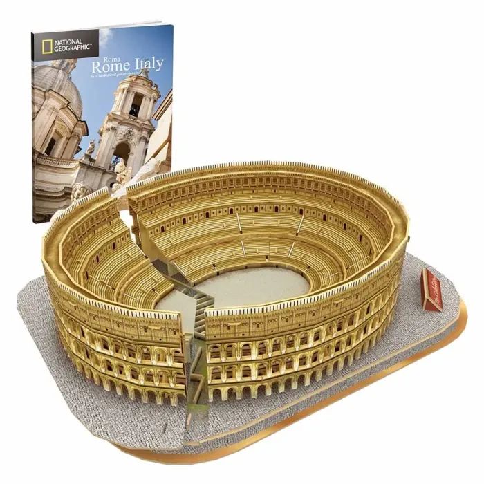 Пазл Cubic Fun Тривимірна головоломка-конструктор National Geographic Колізей (DS0976h) зображення 2