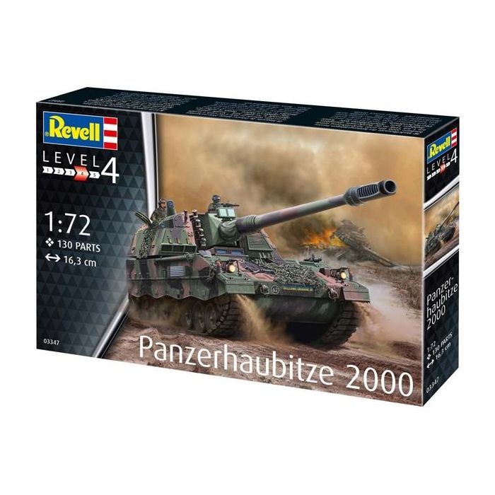 Сборная модель Revell САУ Panzerhaubitze 2000 уровень 4 масштаб 1:72 (RVL-03347)
