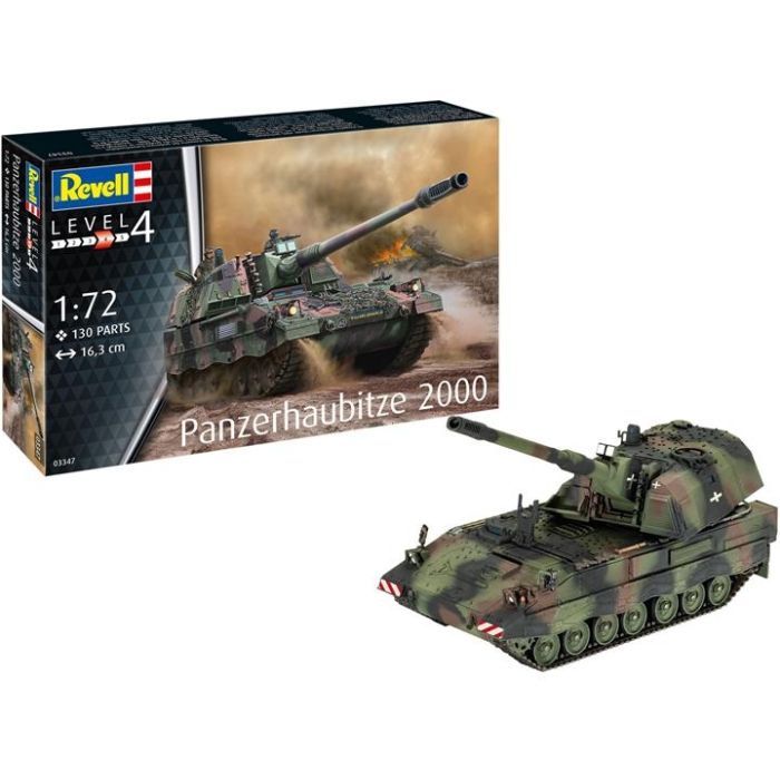 Сборная модель Revell САУ Panzerhaubitze 2000 уровень 4 масштаб 1:72 (RVL-03347) изображение 2