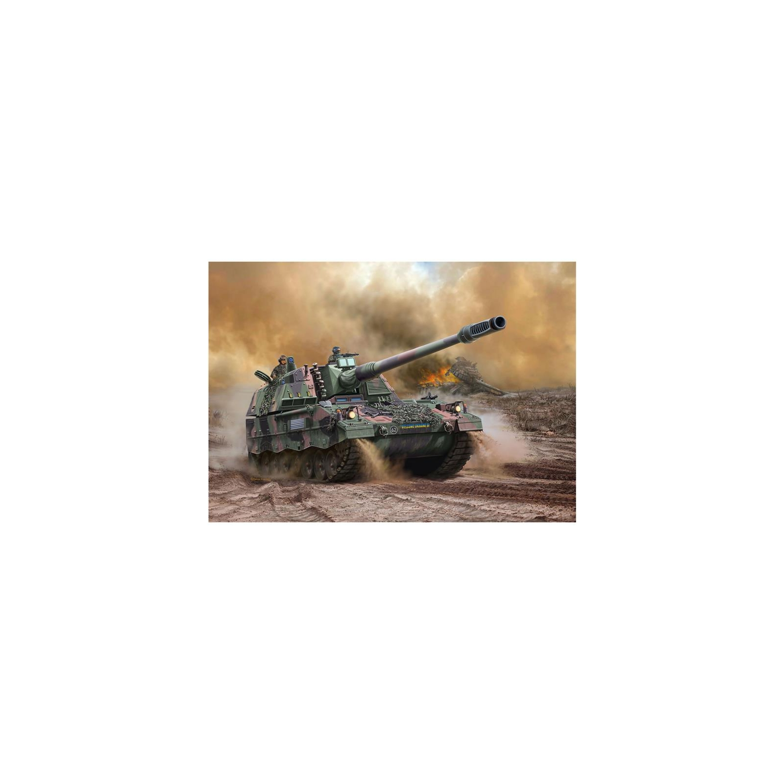 Сборная модель Revell САУ Panzerhaubitze 2000 уровень 4 масштаб 1:72 (RVL-03347) изображение 8