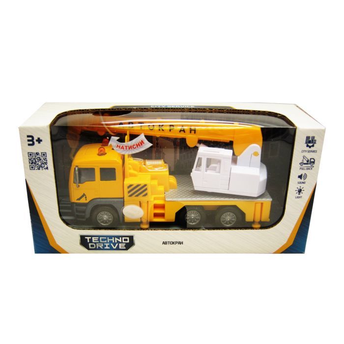 Спецтехніка TechnoDrive Автокран зі світловими та звуковими ефектами (510253.270) зображення 2