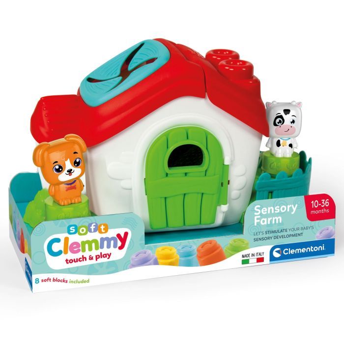 Развивающая игрушка Clementoni набор с конструктором Sensory Farm (17767) изображение 3
