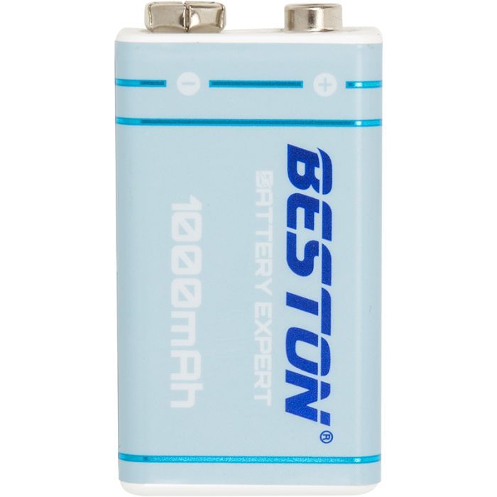 Аккумулятор Крона 9V USB Type-C 1000mah Li-ion Beston (9VC-10VC/AA620289)