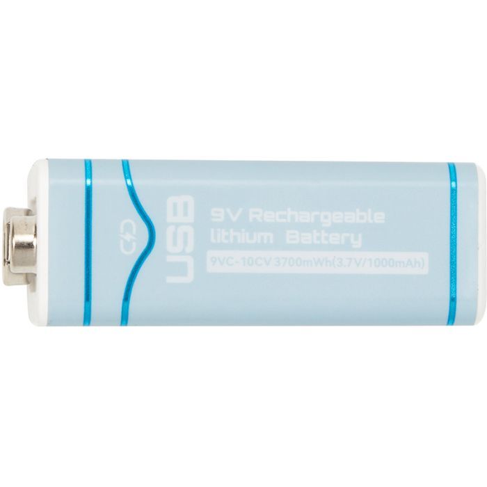 Аккумулятор Крона 9V USB Type-C 1000mah Li-ion Beston (9VC-10VC/AA620289) изображение 2