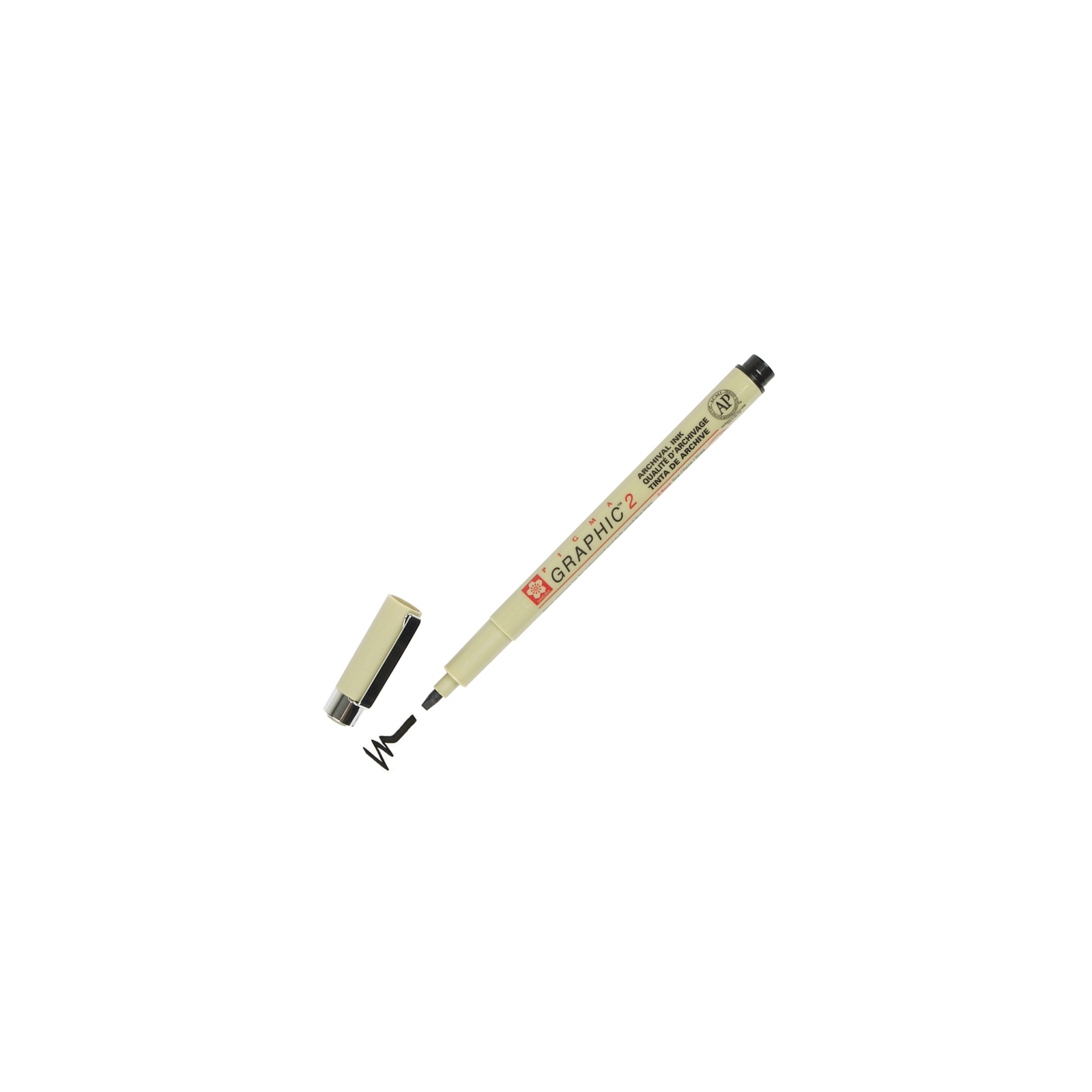 Лайнер Sakura маркер PIGMA GRAPHIC 2мм, Черный (084511366190)