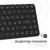 Клавіатура OfficePro SK790B Wireless/Bluetooth Black (SK790B) зображення 10