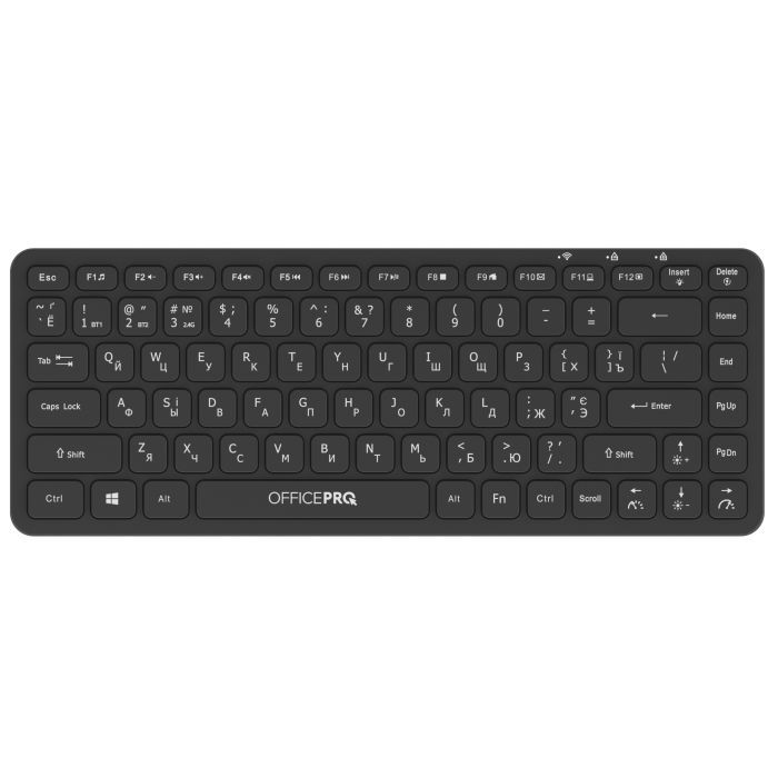 Клавиатура OfficePro SK790W Wireless/Bluetooth White (SK790W)