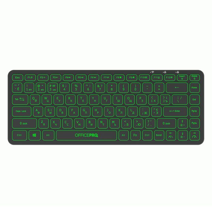 Клавиатура OfficePro SK790W Wireless/Bluetooth White (SK790W) изображение 3