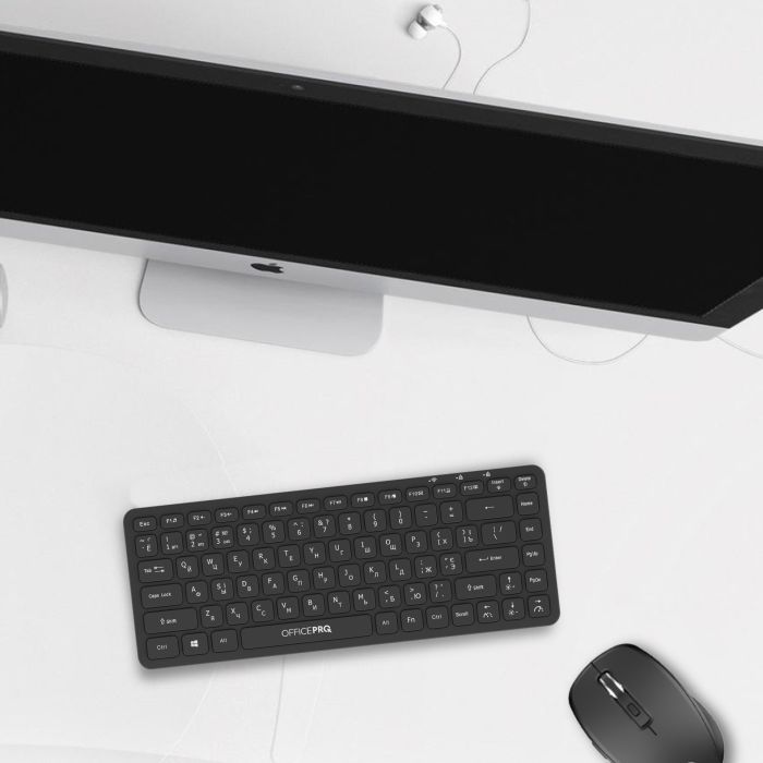 Клавиатура OfficePro SK790W Wireless/Bluetooth White (SK790W) изображение 9