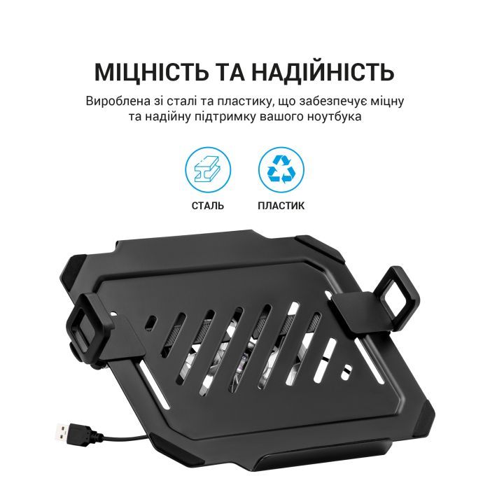 Подставка для ноутбука OfficePro для кронштейнів VESA 75x75,100x100 +RGB (LH474B) изображение 6
