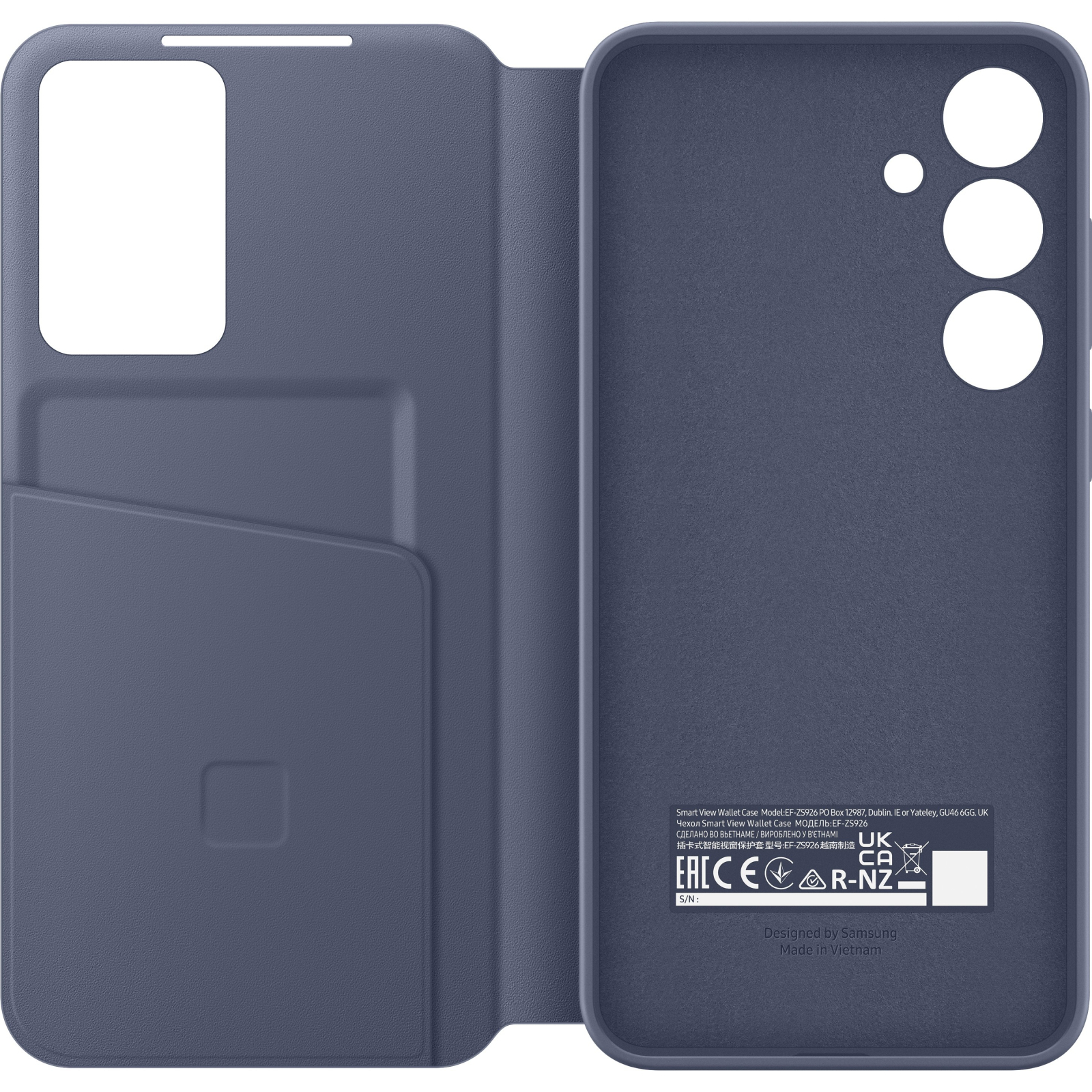 Чохол до мобільного телефона Samsung Galaxy S24+ (S926) Smart View Wallet Case Violet (EF-ZS926CVEGWW) зображення 5
