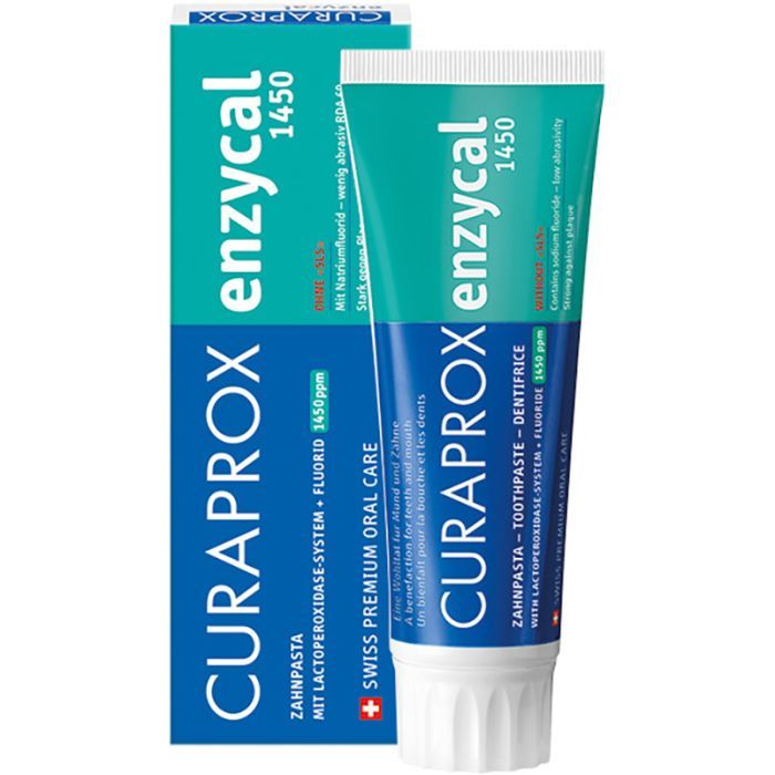 Зубная паста Curaprox Enzycal 1450 Ферментная С повышенным содержанием фтора 75 мл (7612412070002) изображение 2