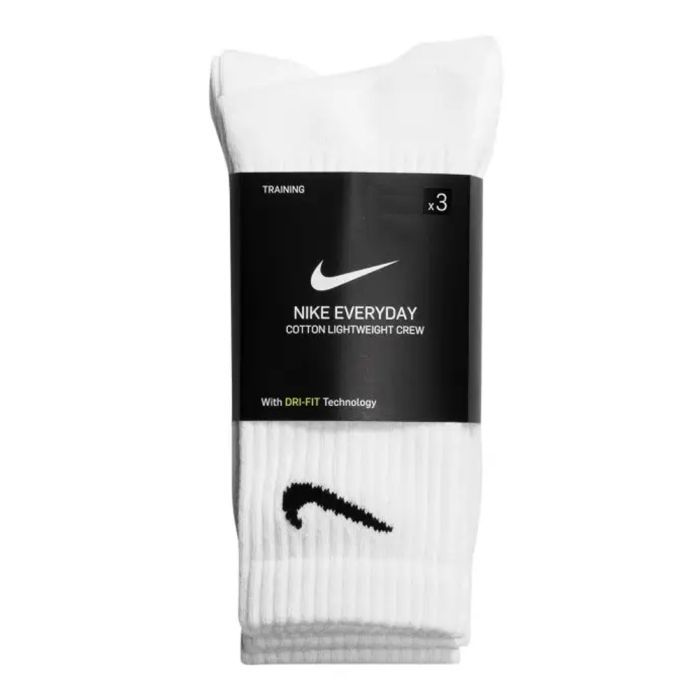 Носки Nike U NK EVERYDAY LTWT CREW 3PR SX7676-100 42-46 3 пари Білі (888407237287) изображение 6