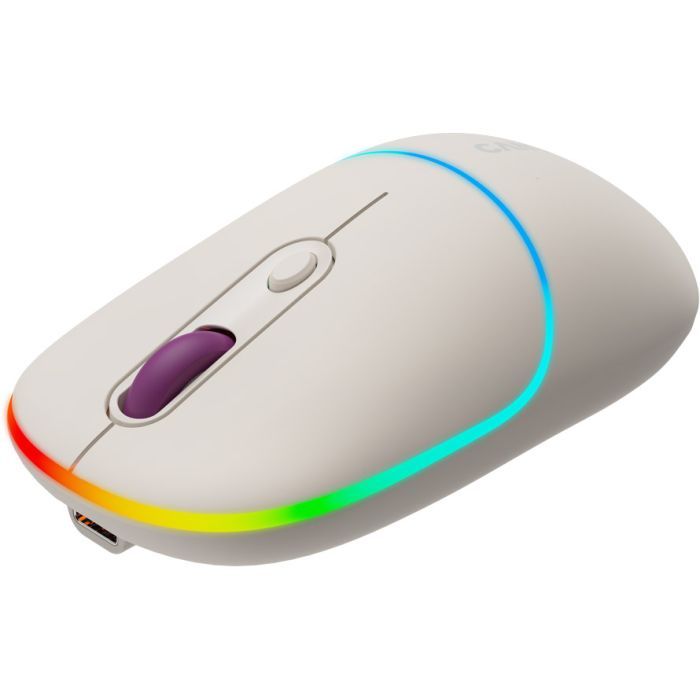 Мышка Canyon MW-22 Dual Band RGB Wireless Pearl Rose (CNS-CMSW22PR) изображение 4